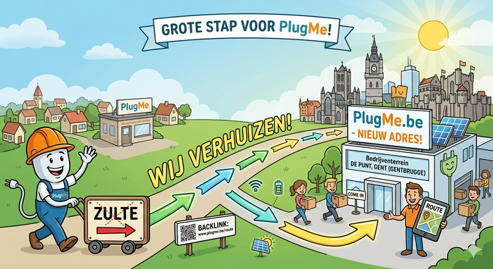 Grote stap voor PlugMe: Wij verhuizen naar Gent!